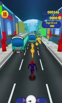 Subway Spider Run Man 0MB vs Deadpool Screen Shot 0