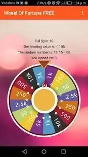 Wheel Of Fortune Game Screen Shot 2