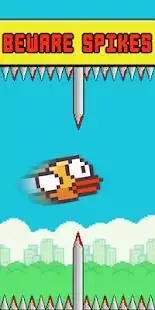 Pixel Jump: Flying Bird! Old school game! PLAY NOW Screen Shot 1