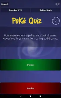 Quiz for Pokemon - I generation Screen Shot 7