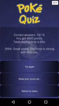 Quiz for Pokemon - I generation Screen Shot 11