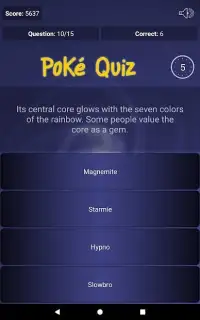 Quiz for Pokemon - I generation Screen Shot 3