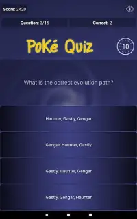 Quiz for Pokemon - I generation Screen Shot 8