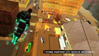 Flying Panther Superhero City Crime Rescue Mission Screen Shot 0