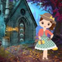 Beautiful Little Girl Rescue Best Escape Game-393