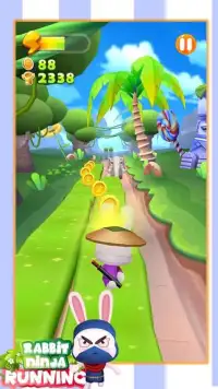 Rabbit Ninja Running Screen Shot 3