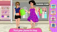 Stylist Girl Shopping: Cute Girls Fashion Games Screen Shot 0