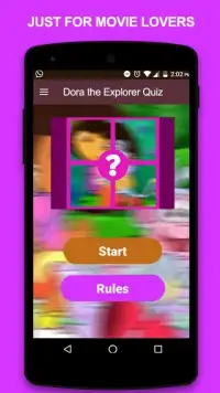 Dora the Explorer Quiz Screen Shot 3