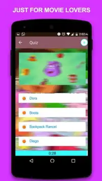 Dora the Explorer Quiz Screen Shot 0