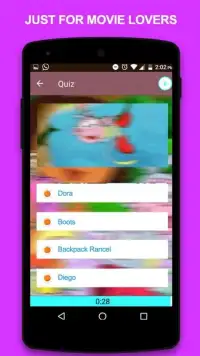 Dora the Explorer Quiz Screen Shot 1