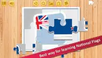 Jigsaw Puzzle National Flags NS - Educational Game Screen Shot 5
