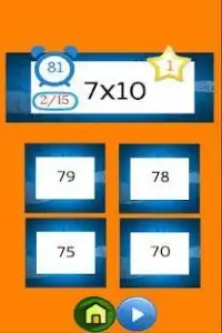 Matematik Oyunları - Çarpım Tablosu Screen Shot 9