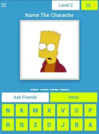 The Simpsons : Character Guess Screen Shot 3