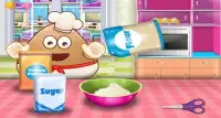 Pou Cooking Hot Pancakes - Cool Games Screen Shot 2