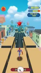 Subway Spider Hero Adventure World Screen Shot 1