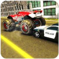 Police Car Simulator : Crime City Monster Chase 3D