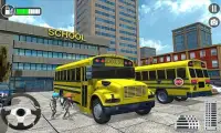 Virtual Kid High School Bus Driving simulator 2018 Screen Shot 11