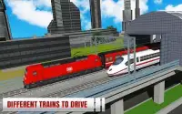 Train Driving : Impossible Euro Rail Track Sim 3D Screen Shot 0