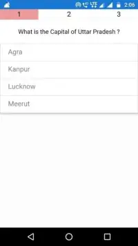 Indian State Capital Quiz Screen Shot 0