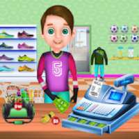 Sports Shop Cash Register: Supermarket Cashier