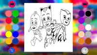 Free Coloring Pages Cartoon Characters Printable Screen Shot 3