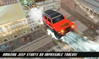 Extreme Jeep Stunts Driving: Jeep Car Stunt Racing Screen Shot 8