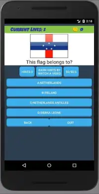 Flags Screen Shot 2