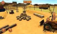 आधुनिक शहर साइट निर्माण ट्रक 3 डी सिम खेल Screen Shot 17