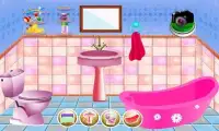 Barbie Bathroom Cleaner Girl Games Screen Shot 5