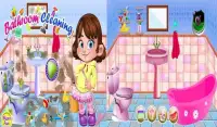 Barbie Bathroom Cleaner Girl Games Screen Shot 4