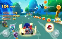 Sonic Chibi Race: 3D Free Kart & Car Racing Game Screen Shot 4