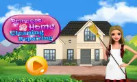 Princess Home Cleaning Repairing: House Builder Screen Shot 4