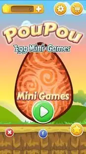 Pou Pou Egg - Egg Mini Games Screen Shot 5