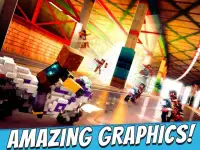 Blocky Motorbikes - Racing Competition Game Screen Shot 5