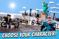 Blocky Motorbikes - Racing Competition Game Screen Shot 8