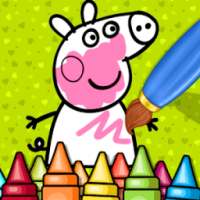 Coloring For Peppa Pig -Peppa Pig Coloring Book