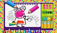 Coloring For Peppa Pig -Peppa Pig Coloring Book Screen Shot 0