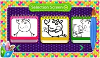 Coloring For Peppa Pig -Peppa Pig Coloring Book Screen Shot 2