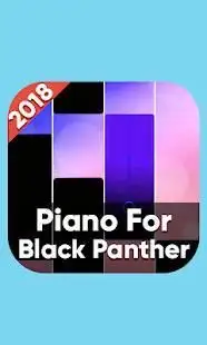 Black Panther Piano Tiles Game Screen Shot 0