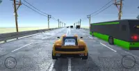 Endless Car Racing on Highway in Heavy Traffic Screen Shot 0