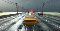 Endless Car Racing on Highway in Heavy Traffic Screen Shot 1
