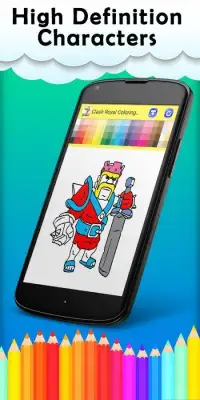 Coloring Page For Clash Royal Screen Shot 6