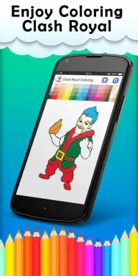 Coloring Page For Clash Royal Screen Shot 3