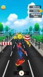 Amazing Spider Subway surf 3D Dash Screen Shot 4