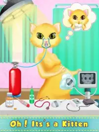 My Newborn Baby Kitten Games Screen Shot 2