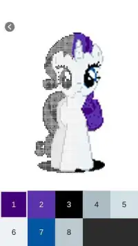 My Unicorn Pony Pixel Art Screen Shot 0