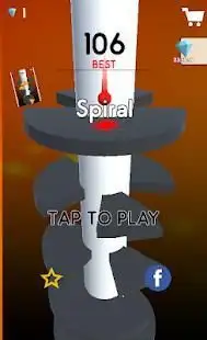 Spiral Jump Ball 3D Screen Shot 1
