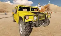 Desert Monster Truck Stunts - Camel Racing Game Screen Shot 0