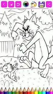 Tom and Jerry coloring Screen Shot 1