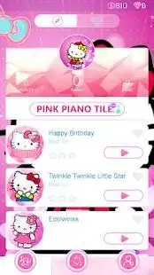 Pink Kitty Piano Tiles 2018 Screen Shot 0